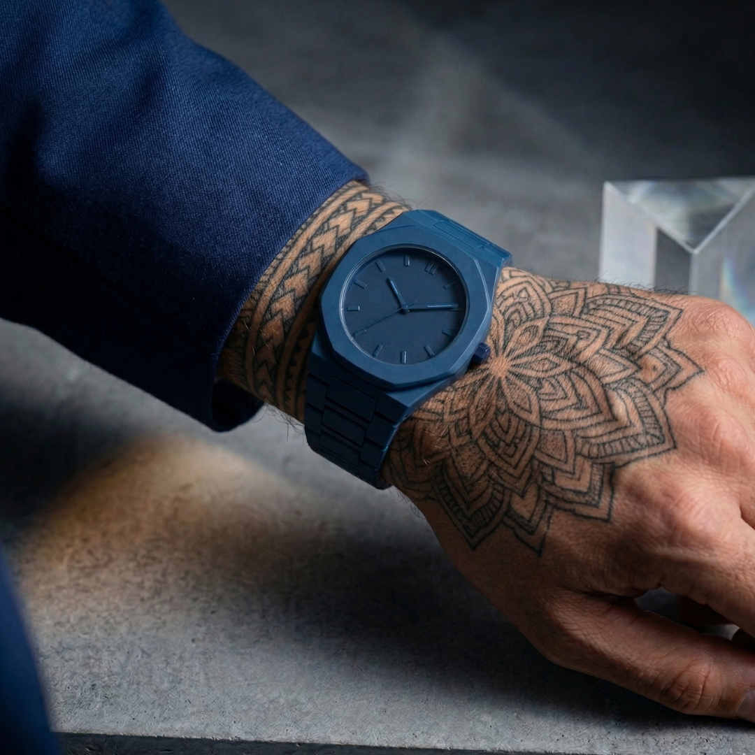 Nevrick - Reloj octagonal discreto