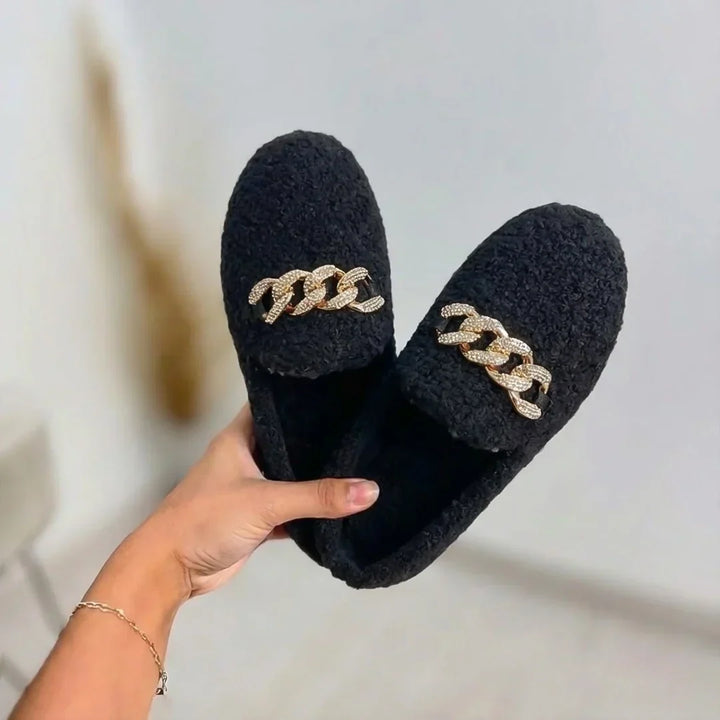 Elari - Pantuflas ergonómicas de felpa