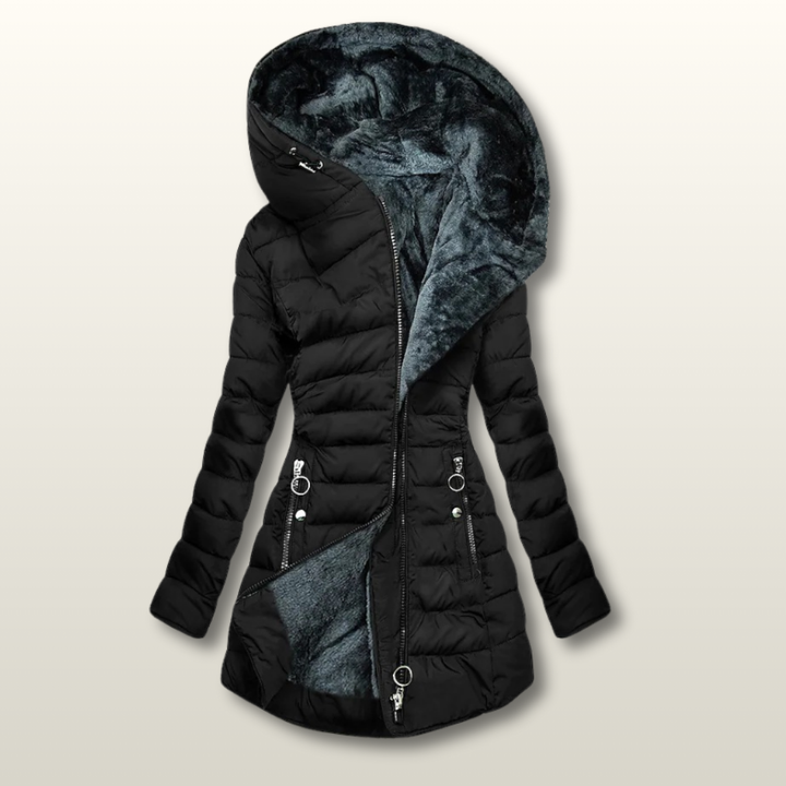 Charlotte - Abrigo con Capucha Casual Estiloso