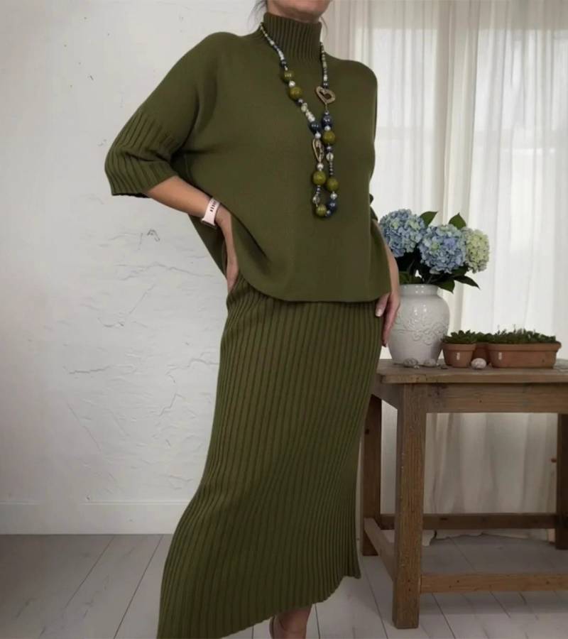 Thea - Conjunto de Dos Piezas Casual Estiloso