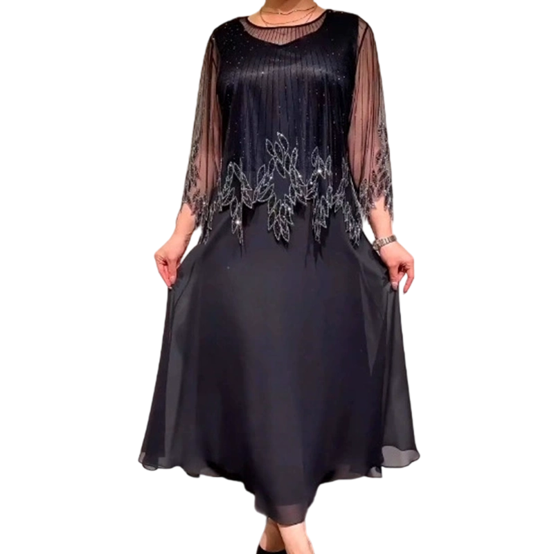 Marivyne - Vestido Midi Casual Estiloso