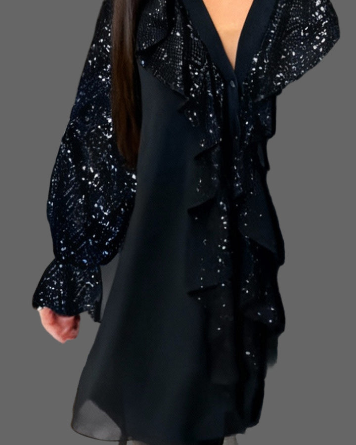 Elarienne - Vestido Mini Casual Estiloso