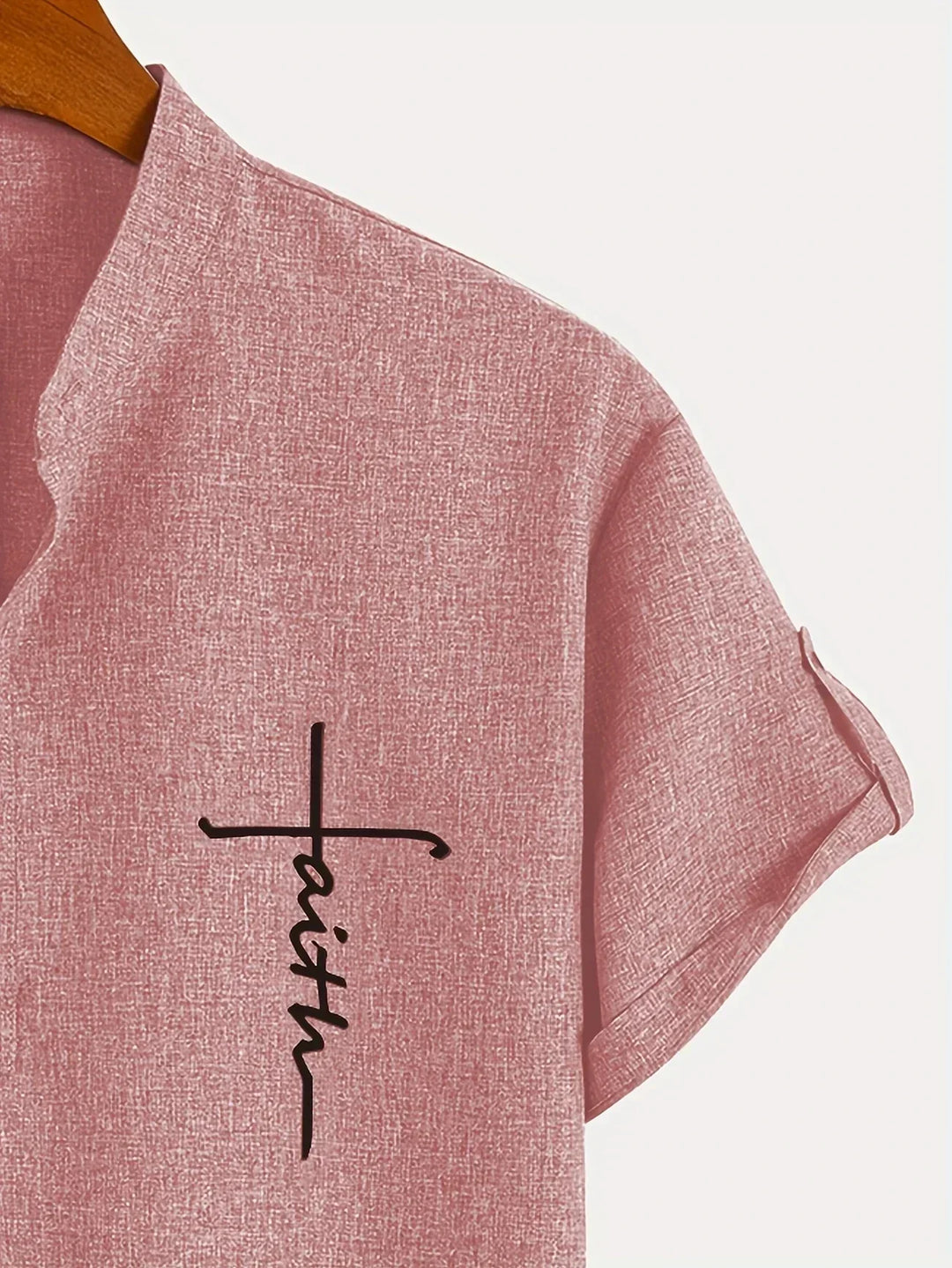 Harlan - Camisa de cuello alto texturizada