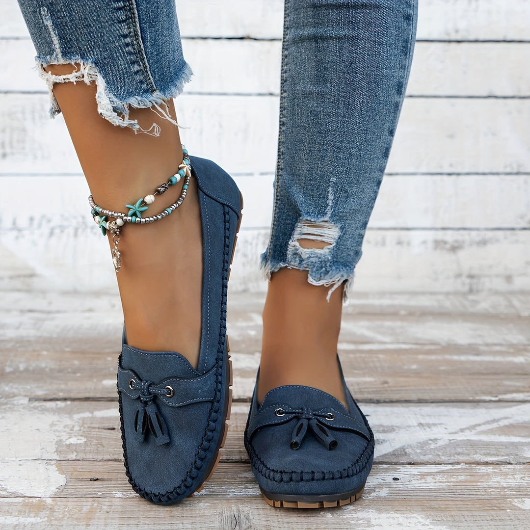 Stella - Mocasines acolchonados con borlas
