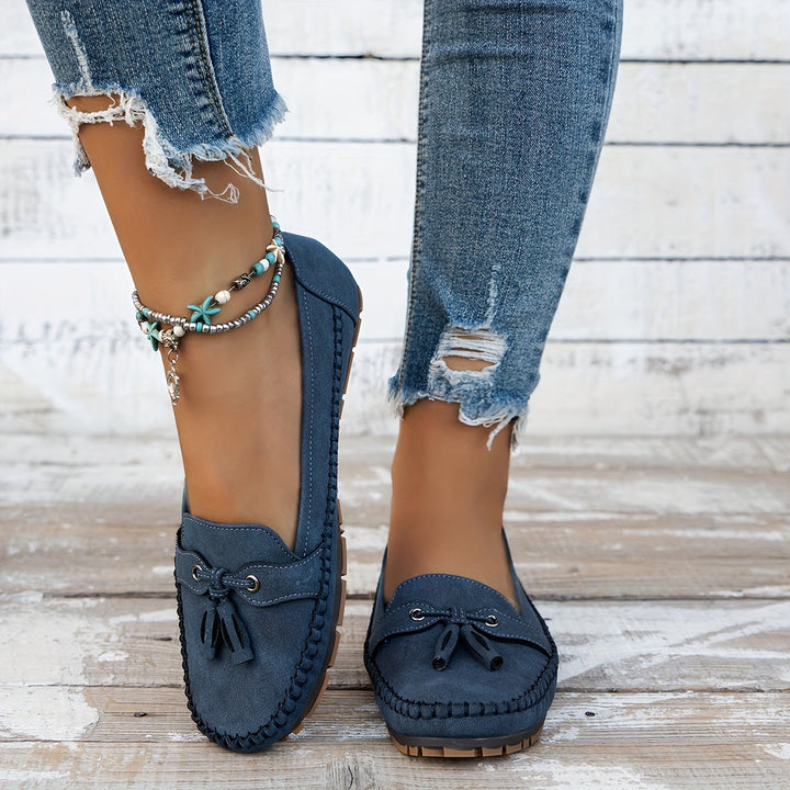 Stella - Mocasines acolchonados con borlas