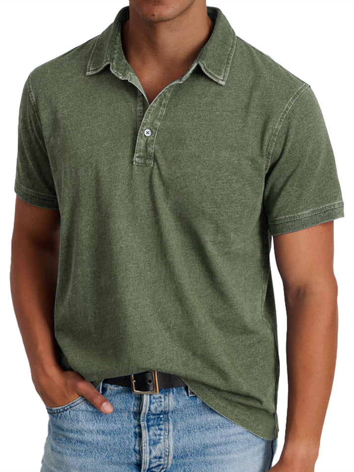 Amaro - Camisa tipo polo casual con estilo