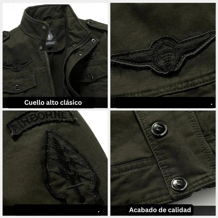 Jexrel - Chaqueta militar estructurada