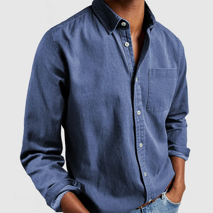 Zovin - Camisa casual de tacto suave