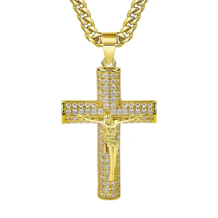 Elarayne - Collar con Colgante de Cruz