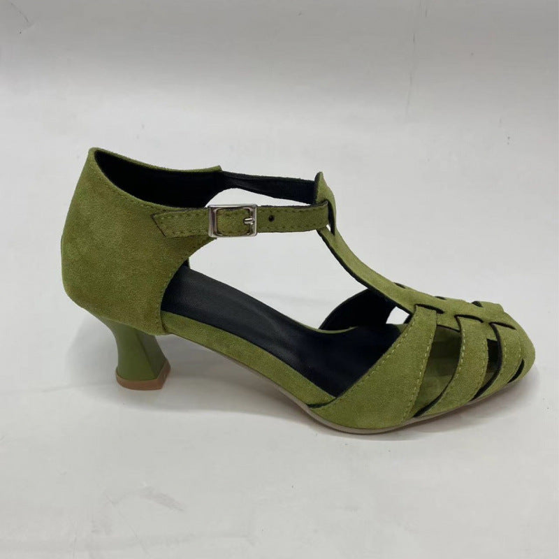 Lillian - Sandalia de cuña con tiras suaves al tacto