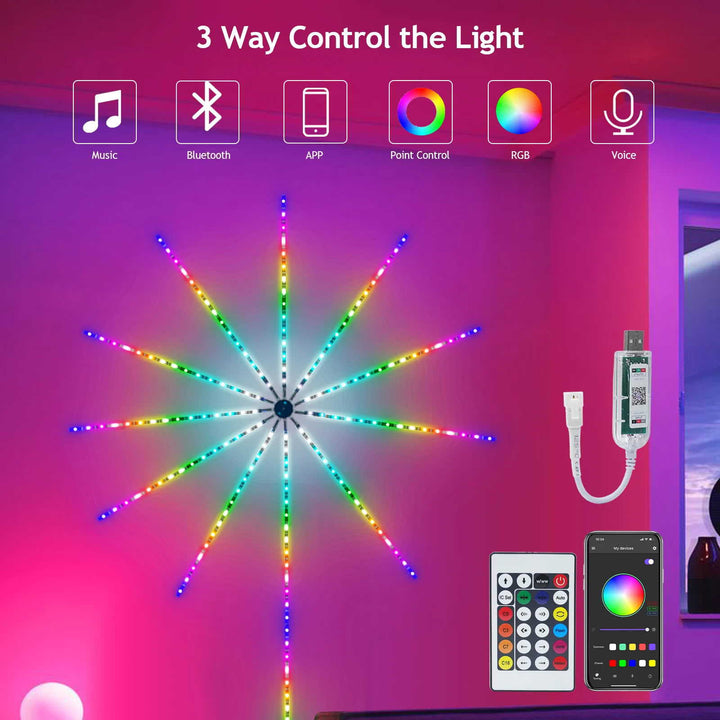 Selene - Luz de Pared con Pantalla de Ritmo