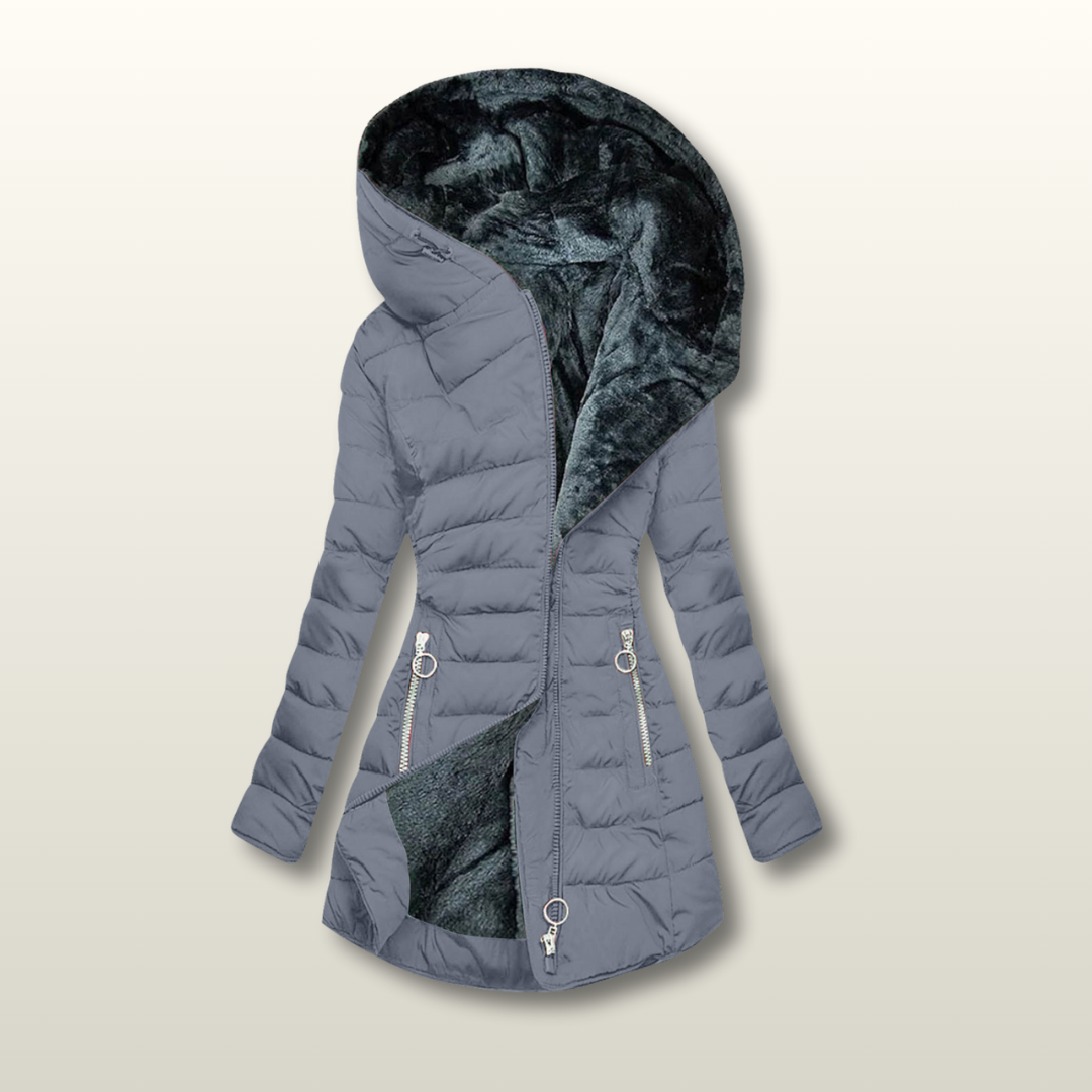 Charlotte - Abrigo con Capucha Casual Estiloso
