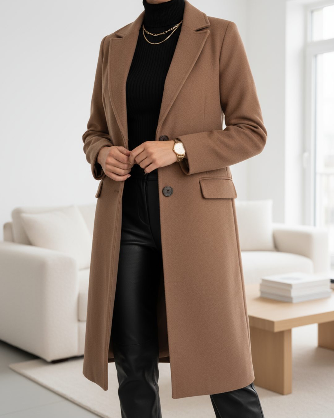 Amelia - Abrigo Casual Estiloso