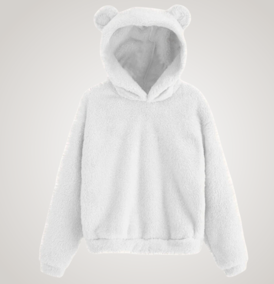 Tialyn - Sudadera con capucha estilo teddy