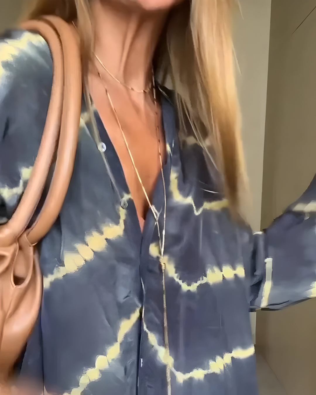 Aviyra - Vestido maxi boho a rayas con acabado suave al tacto