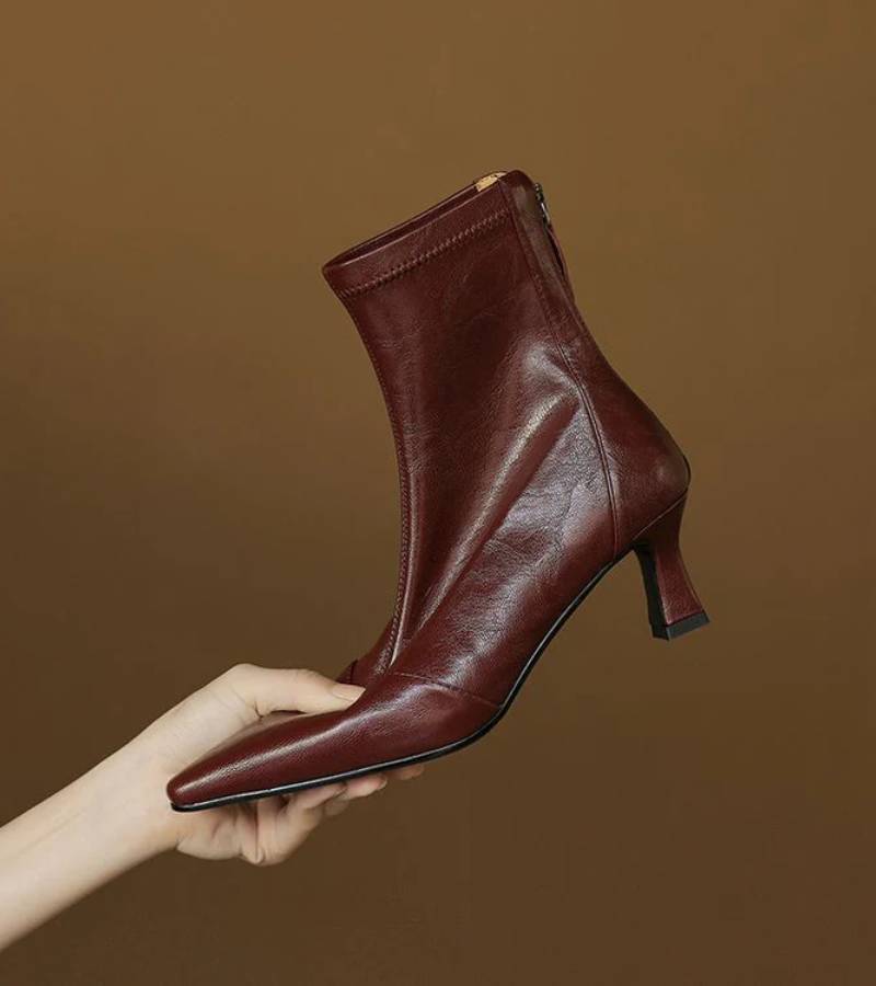 Amelia - Botines de tacón elegantes