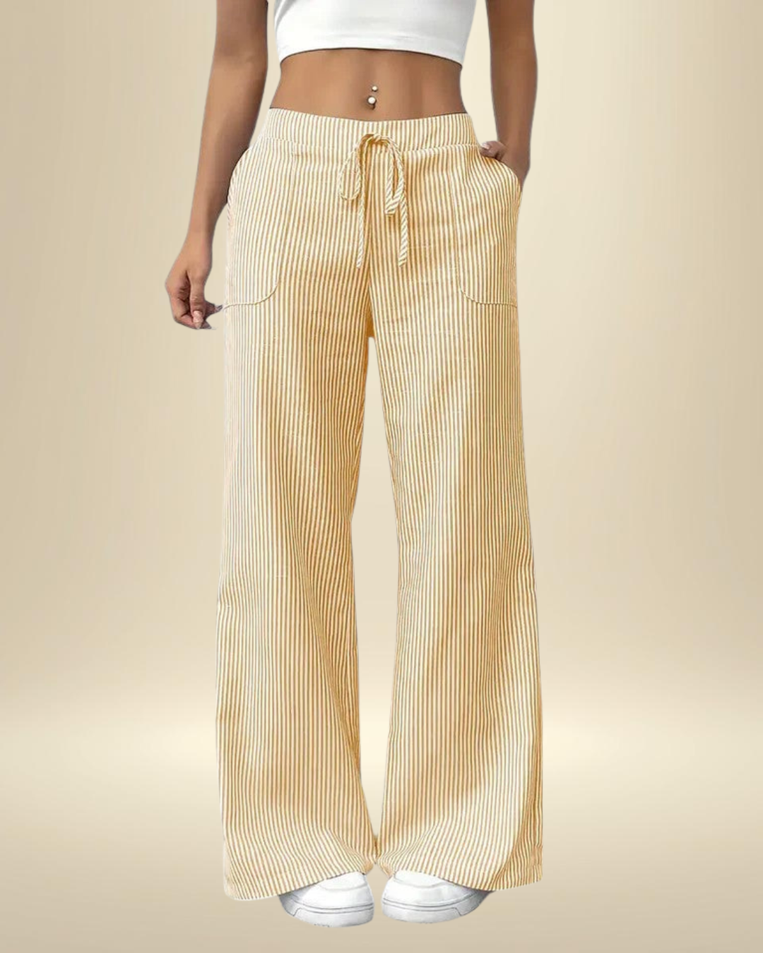 Mirayne - Pantalón palazzo fluido
