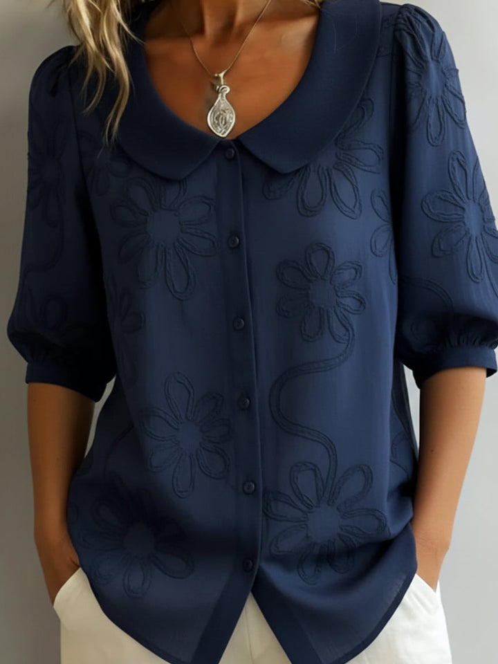 Perina - Blusa floral de tacto suave