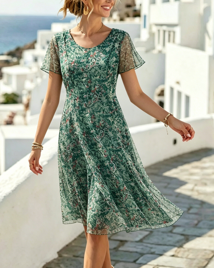 Kynara - Vestido estampado a la rodilla