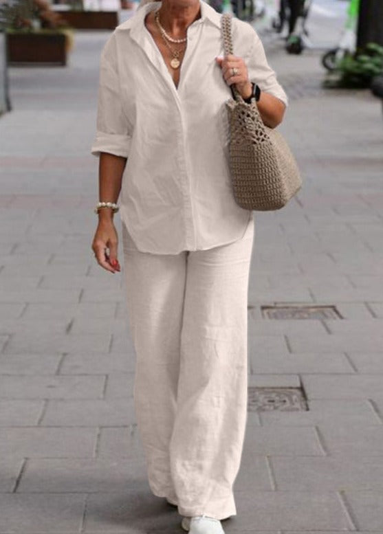 Dione - Conjunto de Dos Piezas Casual Elegante