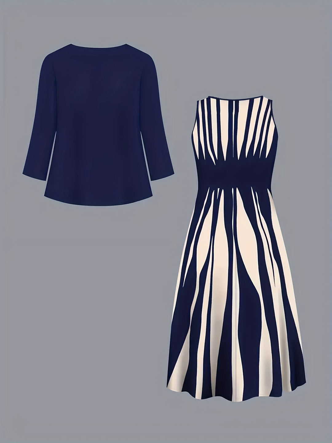 Zarabeth - Vestido Midi Casual Estiloso