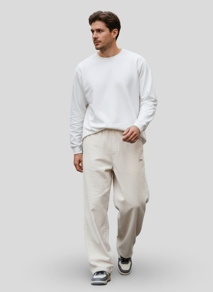 Zaylor - Pantalón de pierna ancha de tacto suave