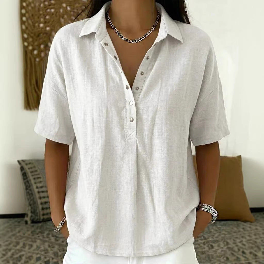 Eulalia - Blusa con cuello suave al tacto