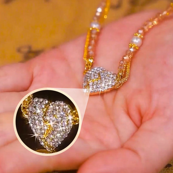 Orlaya - Collar con Colgante de Corazón