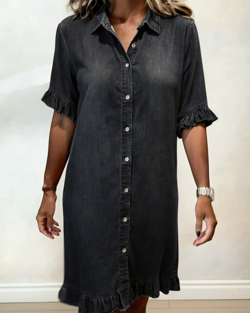 Kirella - Vestido camisero con botones al frente
