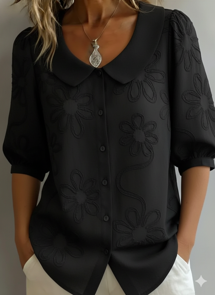 Perina - Blusa floral de tacto suave
