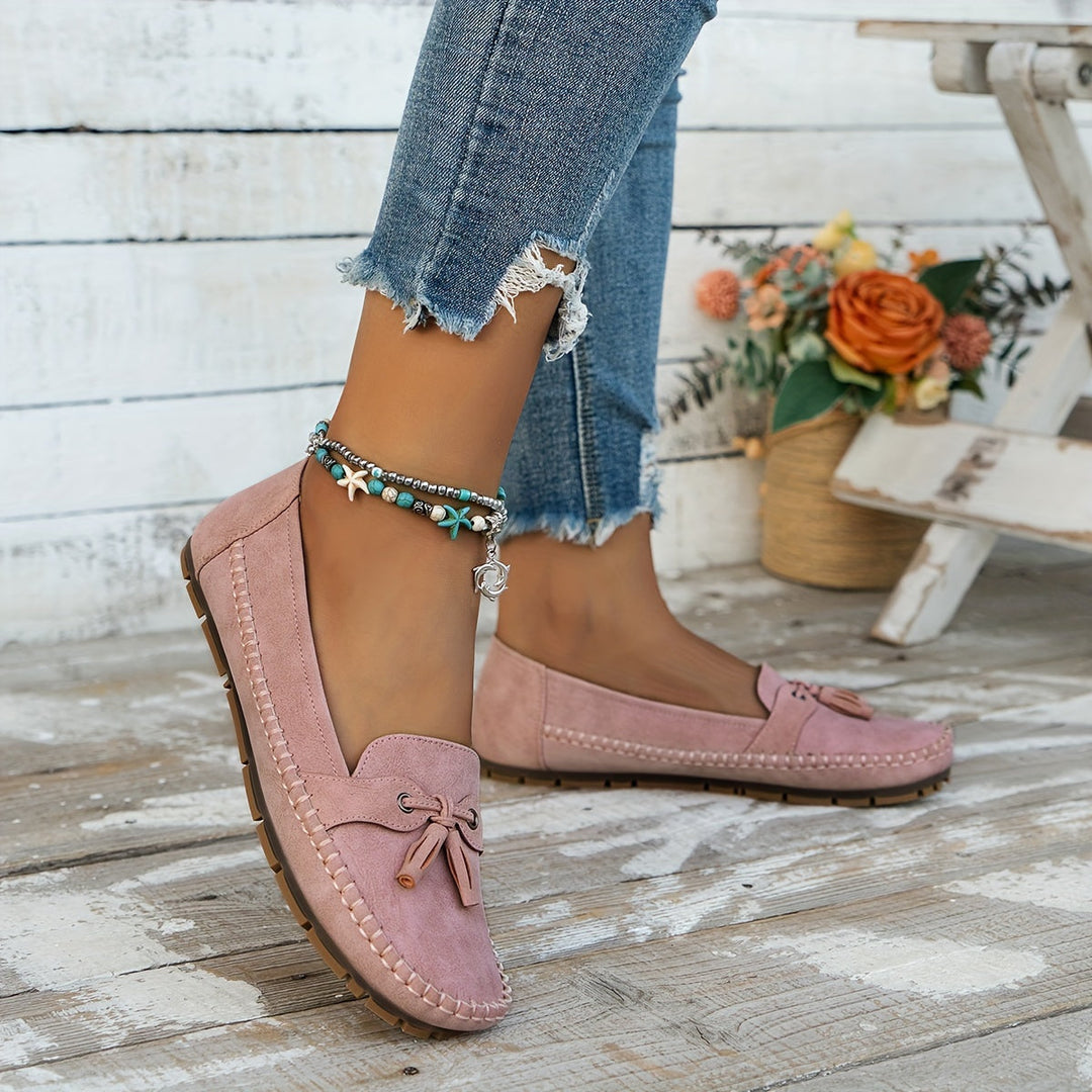 Stella - Mocasines acolchonados con borlas