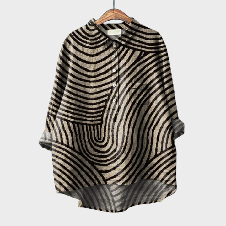 Primrose - Blusa artística de manga larga
