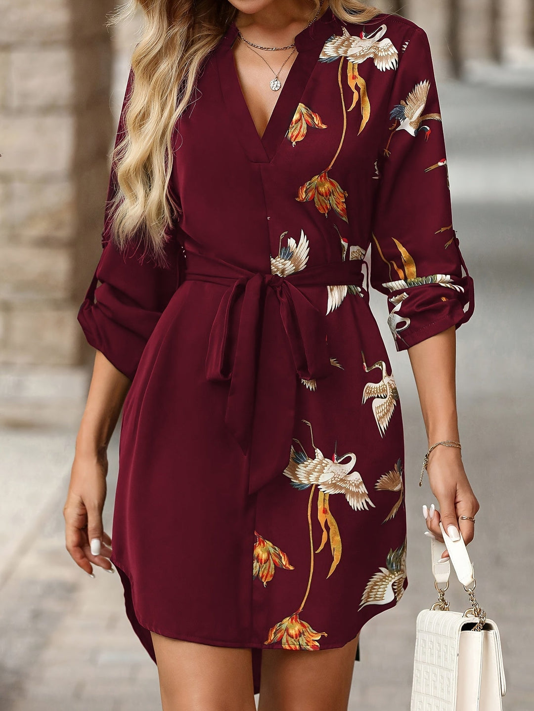 Oriella - Vestido Mini Casual Estiloso