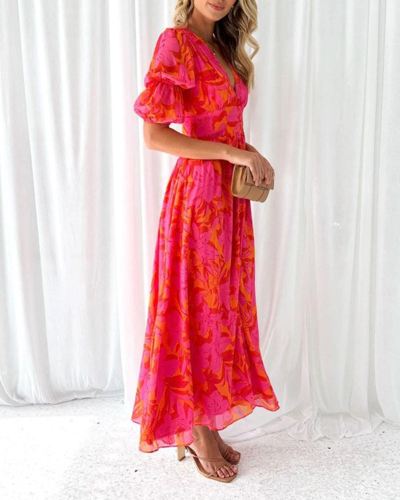 Gerina - Vestido maxi vaporoso
