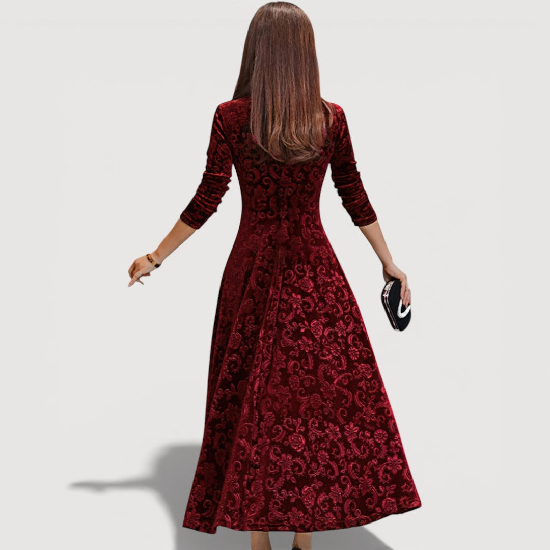 Orliya - Vestido de noche lujoso de tacto suave