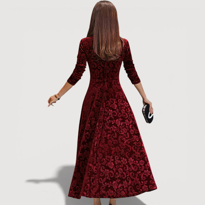 Orliya - Vestido de noche lujoso de tacto suave