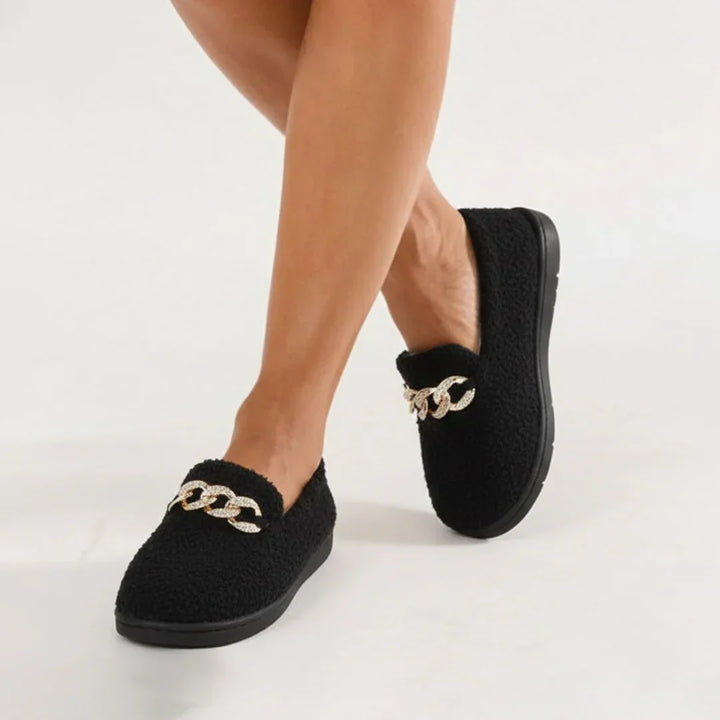 Elari - Pantuflas ergonómicas de felpa