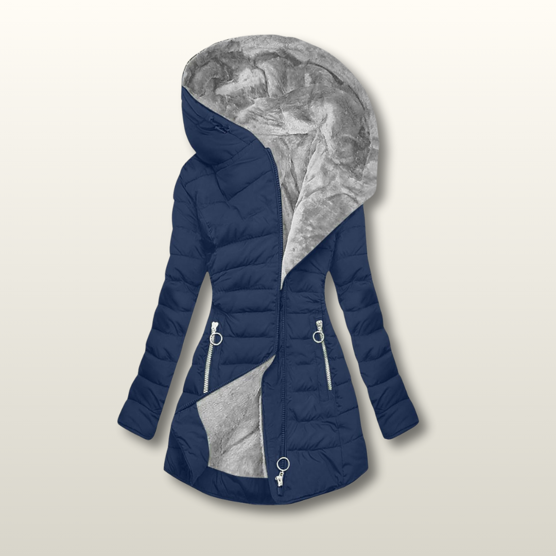 Charlotte - Abrigo con Capucha Casual Estiloso