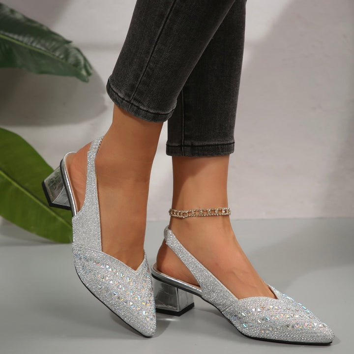 Lysavine - Tacones Slingback Casual Elegantes