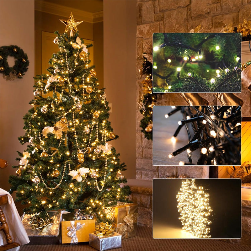 Corenne - Luces LED en Cascada para Árbol de Navidad