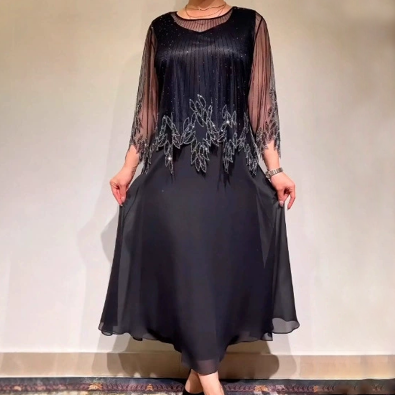 Marivyne - Vestido Midi Casual Estiloso