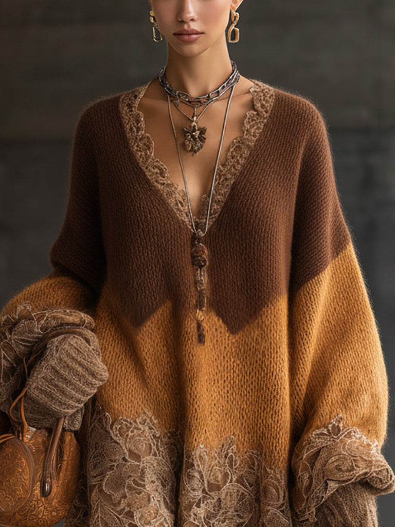 Addyson - Vestido Suéter Casual con Estilo