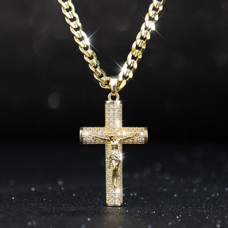Elarayne - Collar con Colgante de Cruz