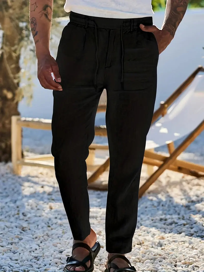 Daxon - Pantalones casuales elegantes