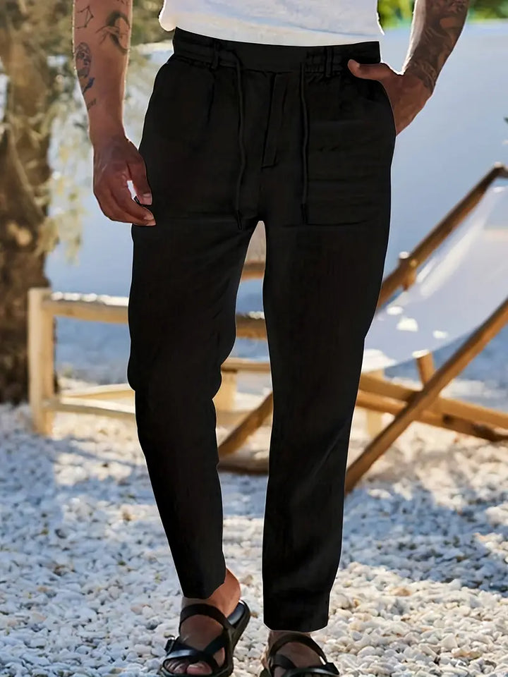 Daxon - Pantalones casuales elegantes