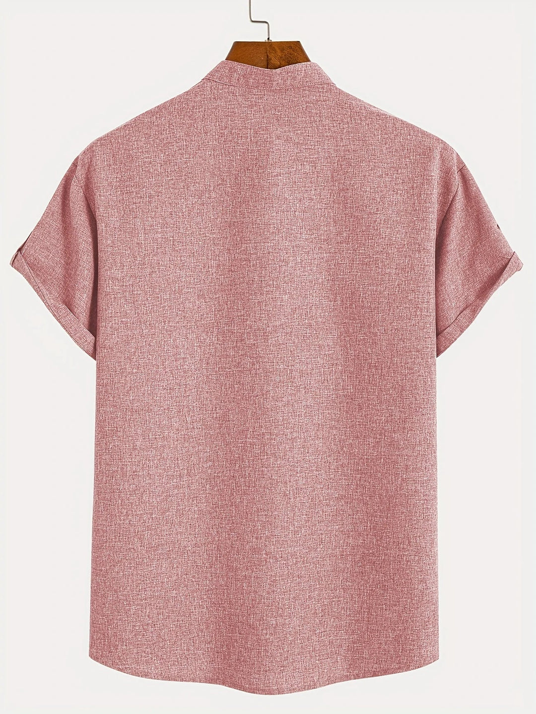 Harlan - Camisa de cuello alto texturizada