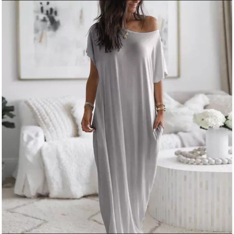 Ulissa - Vestido maxi con escote Bardot