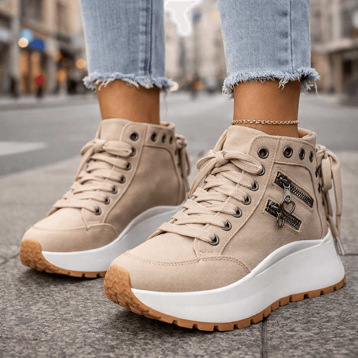 Wella - Tenis chunky con amortiguación