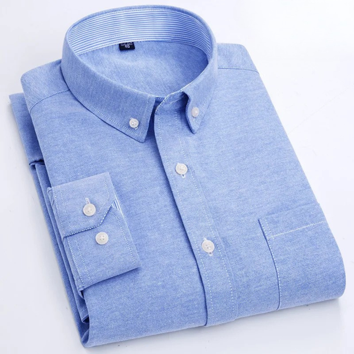Edison - Camisa de botones de manga larga premium