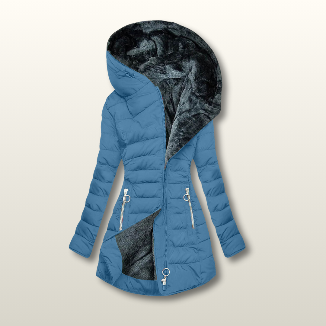 Charlotte - Abrigo con Capucha Casual Estiloso
